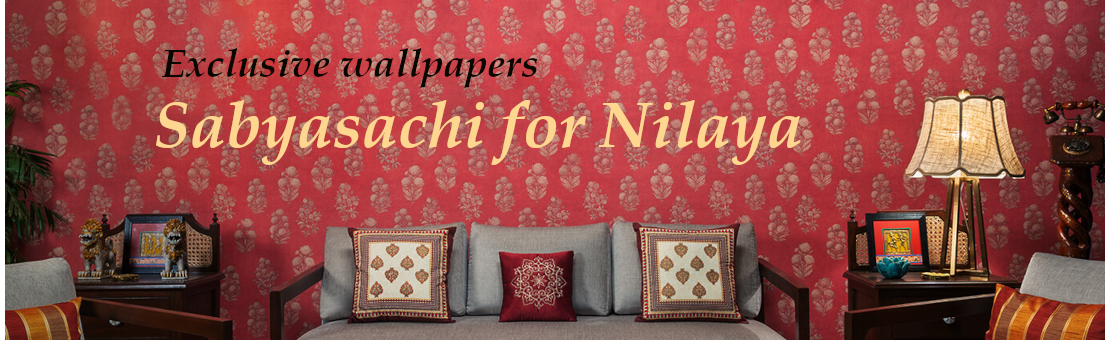 Shop for exclusive wall coverings from Wallpapers by Sabyasachi for Nilaya